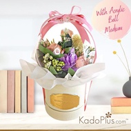Bunga Balon Bola Akrilik Bunga Hadiah Bunga Buket Rangkai