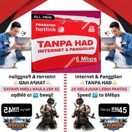 MAXIS HOTLINK PREPAID UNLIMITED DATA UNLIMITED CALL SEMUA RANGKAIN