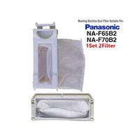 Panasonic 1set (47x103mm &amp; 35x90mm) NA-F65B2 NA-F70B2 Washing Machine Dust Filter