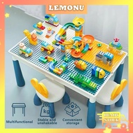 【Local Delivery】Large Size Building Block table for kids Meja mainan kanak kanak multipurpose Block 