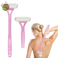 Nebaby Pink Lotion Applicator Self  Ointment Tanning Back Applicator Stick Portable Long Handle Fold