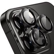 WSKEN for iPhone 15 Pro Max / 15 Pro Camera Lens Protector HD Tempered Glass Jatuh Cakupan Penuh Instalasi Mudah