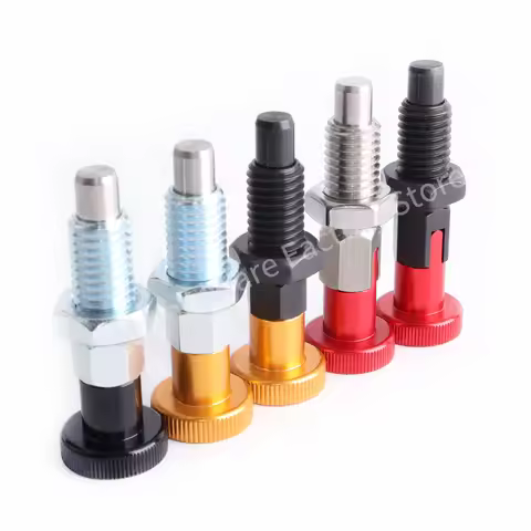 MJ217 M6/M8/M10/M12 Multifunction Spring Stop Indexing Pin Self Locking Reset Type Knob Plunger Inde