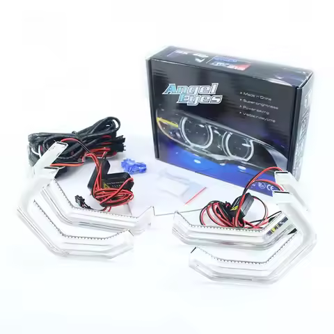 Halo Ring lights crystal LED Angel Eye for BMW F82 F80 F32 F30 E90 M3 M4 M5 Style White