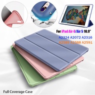 Case For iPad Air 4 2020 A2324 A2072 A2316 Air 4th 5th Generation PU Leather Tablet Cover Smart Fund