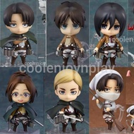 **Ready Stock In Malaysia** GSC Nendoroid Anime Attack On Titan Eren Yeager Levi Cleaning Ver. Actio