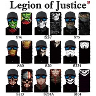 Skull Bandana Mask Head Scarf Skeleton Mask Buff Headband Motorcycle Rider Mask Penutup Muka Rider T