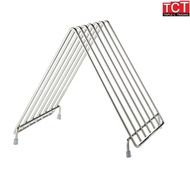 ที่วางเขียง ชั้นวางเขียงสเเตนเลส 6 ช่อง ขนาด 27x33x26.5 ซม. Cutting Board Wire Racks