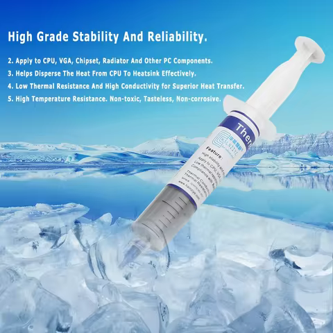 HY510 GPU CPU Thermal Paste, GPU Thermal Conductivity Composite Silicone Grease, CPU Chipset Cooling