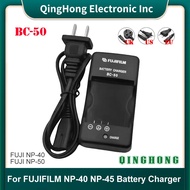 NP-40 NP-50 NP-50A Battery Charger BC-50 BC-50B for FUJIFILM Z1 Z2 Z3 Z5 V10 J50 F50 F60 F75 F85 S10 S12 X10 X20 XP100 XP150 Camera