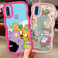 MERAH Z-4 Adventure Time Red Black Pink Case Casing for Samsung Galaxy A20 M10S M20S A10S A21S M01S