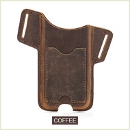 【Thời trang】 Bao da điện thoại di động da Nubuck gia đình cho nam bao bao cho Iphone đeo hông móc th