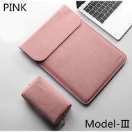 Huawei Matebook D 14 D14 Premium Pink Leather Sleeve Bag Cover