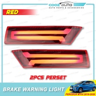 Perodua Myvi 2018 - 2024 Q5 C-Shape LED Car Rear Bumper Brake Lamp Warning Turning Signal Light Acce