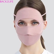 BACK2LIFE Face Cover, Summer Face Mask Ice Silk Mask, Breathable Sunscreen Face Scarf Eye Protection Face Scarves Face Gini Mask Sports