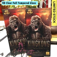 WK 9D King Kong IPh X XS XR 11 12 13 Pro Max Clear Full Cover Tempered Glass Extra Hardness Screen P