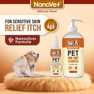 Nanovet® Itch Grooming Set for Cats and Dogs