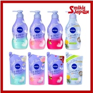 NIVEACassisPeachBodyPump Soap & Fruity RefillANGELSKIN /360ml8ee & &/ New Product WashHerb # Bouquet