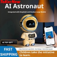 ToKerNew Ai Smart Ai Voice Chat Robot Bluetooth Speaker Digital Alarm Clock Sleep Aid Night Light Ho