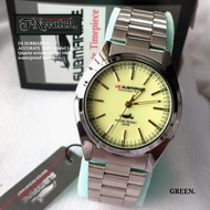 Submarine J-035M watch mens watch silver dial black white blue waterproof quartz system 100% with an