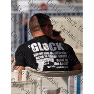 Original GLOCK G17 Glock Military Tactics Military Fans Next Game Competitive Outdoor Short Sleeve T