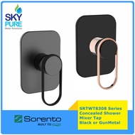 SORENTO SRTWT8308-RG SRTWT8308-GMB Concealed Shower Mixer Tap Black Color Shower Tap Rose Gold Mixer
