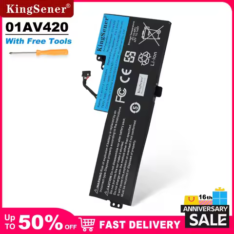 KingSener Internal Battery For Lenovo ThinkPad T470 T480 A475 A485 TP25 01AV419 01AV421 01AV489 01AV