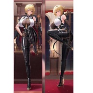 Cartoon Evelyn Chevalier Body  Cover Cosplay Props Polyester Anime 2Sided Printed Otaku Throw Pillow