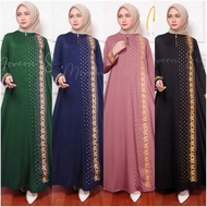 Baju Gamis Murah Terlaris Abaya Turki Terbaru 2021 Jumbo Bordir Ori Busui Khalifa