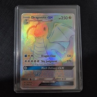 Pokemon Card TCG H : Unified Minds : Dragonite GX 248/236 Rainbow Rare 100% Original Pokemon Card