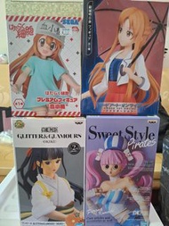 動漫人物模型景品 亞絲娜、鬼女、血小板、阿菊