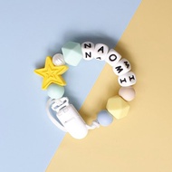 NAOMI 星星 奶嘴鍊夾 / 客製化奶嘴鏈 可套香草奶嘴 (27cm