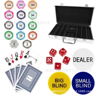 3-Code Crown Texas Chip Coin Mahjong Chip Iron Sheet Clay Iron Sheet Clay Iron Sheet Clay Chip Set C