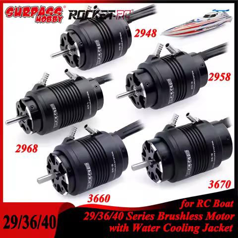 Surpass Hobby Rocket 2948 2958 2968 3660 3670 4074 4082 4092 Brushless Motor Water Cooling Jacket fo