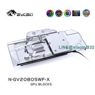 Bykski N-GV2080SWF-X 顯卡水冷頭技嘉RTX2080 S WINDFORCE OC 8G