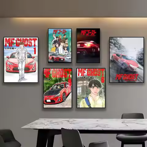 Anime MF Ghost Poster Posters Anime Room Decor Decoration Movie Backpack Wall Interior Music Wall Ar