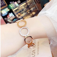 Vòng Tay Thép Pha Lê Titan Chuỗi Chính Hãng Chất Lượng Cao Bán Chạy Đối Với Phụ Nữ Zircon Với Vòng T