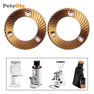 [PETSOLA] 2 Pieces Espresso Burrs 64mm High Milling Replacement Manual Coffee Mill Burrs Espresso  D