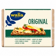 Wasa Original Crispy Rye Bread 275g | 100% Rye Flour | High Fibre Crispbread | Healthy Swedish Snack