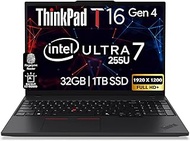 Oemgenuine Lenovo ThinkPad T16 Gen 4 16” WUXGA IPS Display, Intel Ultra 7-255U (Beats i7-1355U), 32G