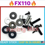 SUZUKI FX110 LEG SHIELD SCREW LEGSHIELD KEPAK KEPOK SAYAP SKRU SKREW BUSH BOLT RUBBER COMPLETE SET F