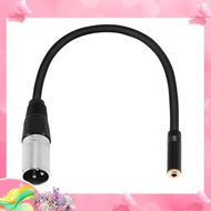 dgk0. Wire 3 Pin Xlr Male to 3.5Mm Female Audio Connector Stereo Microphone Adapter