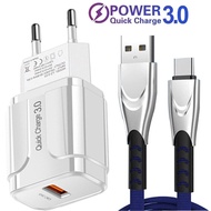 [ร้อน] Usb ชาร์จเร็ว4.0 5V 3A เครื่องชาร์จสำหรับซัมซุง A11 A12 A22 A32 A50 A51 Qc3.0ชาร์จเร็วชนิด C สาย USB Moblie ที่ชาร์จแบตเตอรี่โทรศัพท์