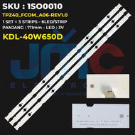 Backlight TV SONY 40 Inch KDL-40W650D TPZ40-FCOM-A06-REV1.0