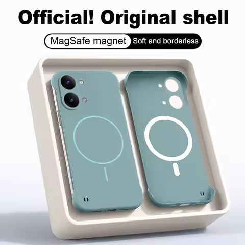 Frameless Mobile Magnetic Phone Case for Redmi Turbo 5 Max 4 Pro Turbo5 5max Turbo4 4Pro 5G Hard Thi