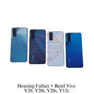 HOUSING - BACKDOOR FULLSET + BAZEL VIVO Y20, Y20i, Y20s, Y12s BACK CASING - KESING