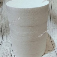 D.25 T.25 Dummy Cake Tart Styrofoam D. 25cm H. 25cm Dummy Cake Cork Birthday Wedding Dummy Cake/ For