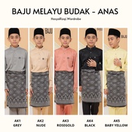 [ AK1 - AK5 Cekak Musang] Baju Melayu Anas |Baju Melayu Budak | Baju Melayu Budak Cekak Musang | Baj