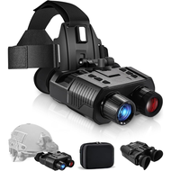 BekinTek 4K 3D Nake Eyes Helmet Mounted Night Vision Binoculars Head Mountable Optics Telescope Rech