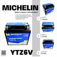 BATTERY YTZ6 YTZ6V MICHELIN MOTORCYCLE BATERI MOTOSIKAL ZX150 V100 VS125 VS150 CLICK150i BELANG150 R